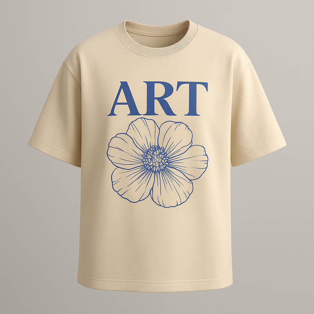 Art Flower Graphic Tee