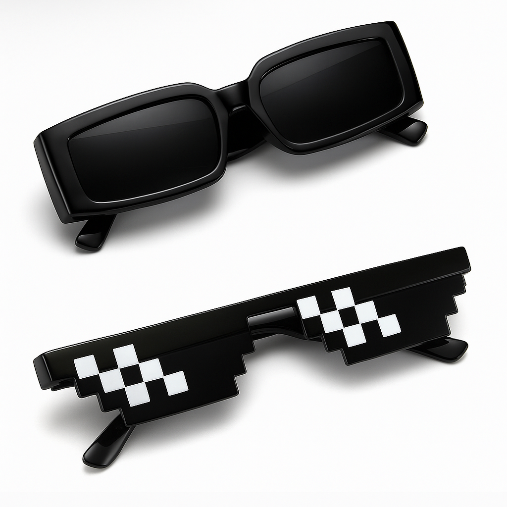 🕶️ Trendy Black Sunglasses Combo