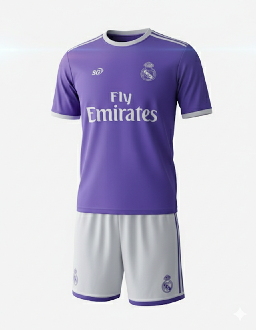 Madrid Purple Jersey Set