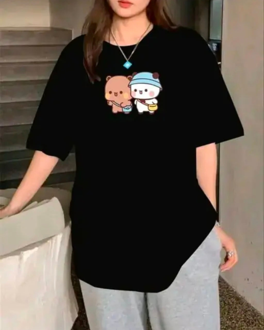 BLACK WOMEN T-SHIRT