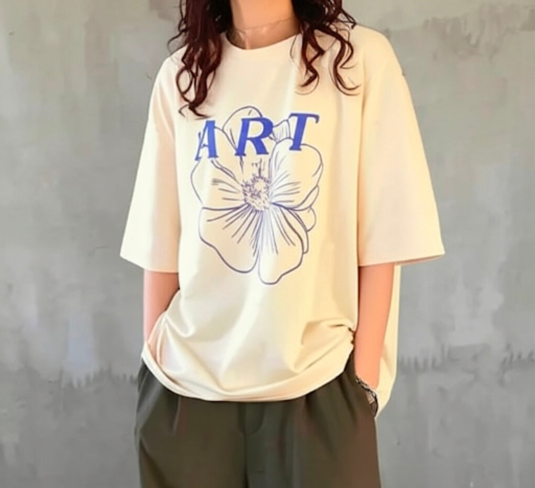 Art Flower Graphic Tee